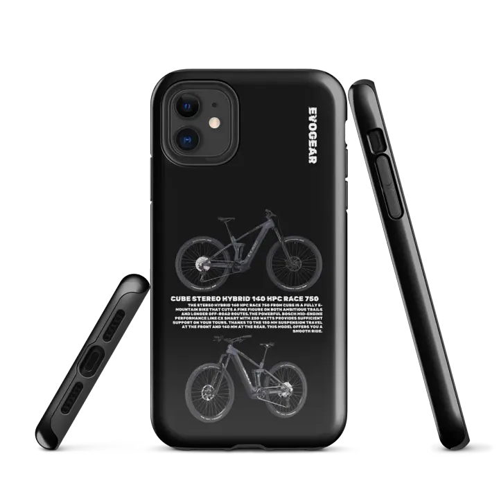 Black Cube Stereo Hybrid 140 HPC Race 750 iPhone Case product image (1)