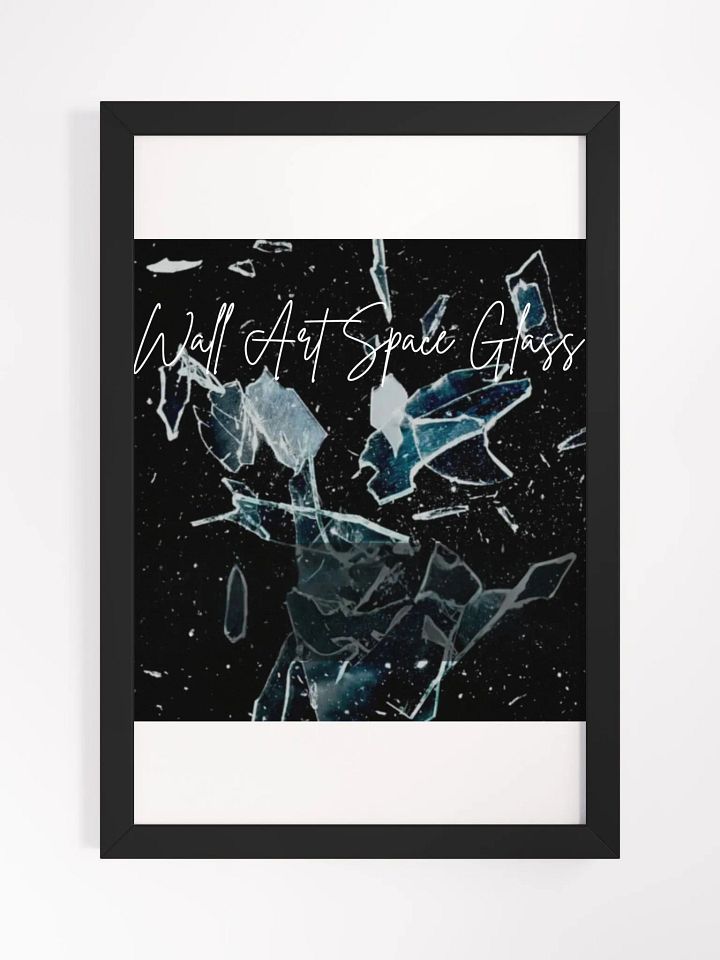 Wall Art Space Glass Framed High-Quality Matte Poster (in) product image (1)