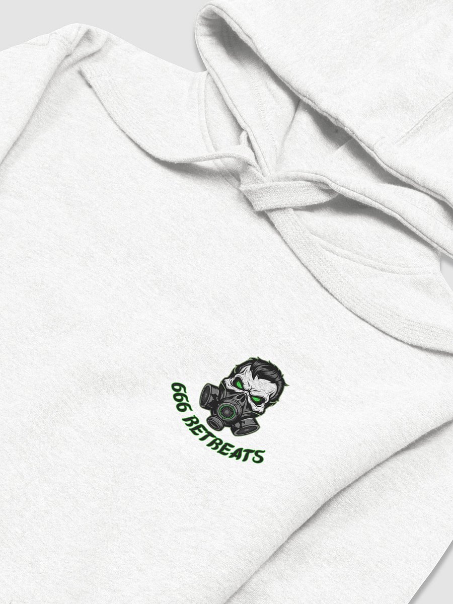 666 Retreats Gas Mask Skull Hoodie product image (3)