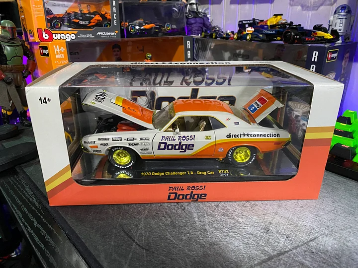 M2 Machines 1:24 1970 Dodge Challenger T/A Paul Rossi CHASE 1 of 750 product image (1)