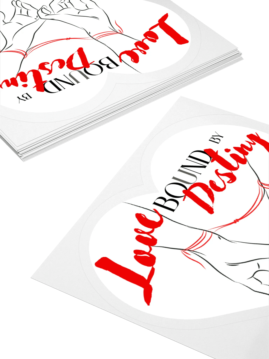 Love Bound By Destiny Vinyl Sticker product image (4)
