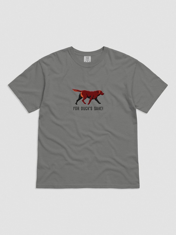 For Duck's Sake T-Shirt(Embroidered) of a Chesapeake Bay Retriever(Brown) product image (6)