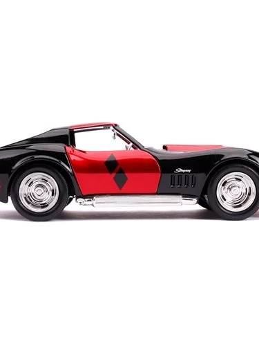 Harley Quinn 1969 Chevy Corvette Stingray The New 52 1:24 Scale Die-Cast Metal Vehicle - Jada Toys product image (7)