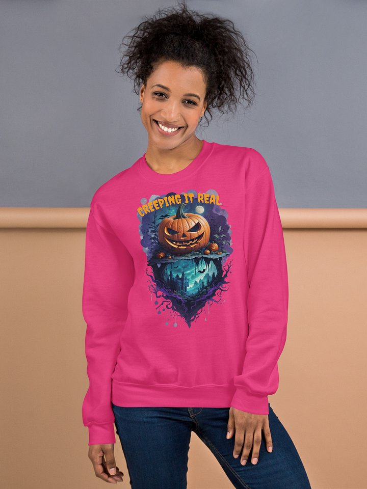 Creeping It Real Halloween Sweatshirt product image (2)