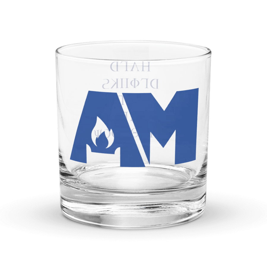 Hard Drinks for Hard Theology Whiskey Glass product image (3)