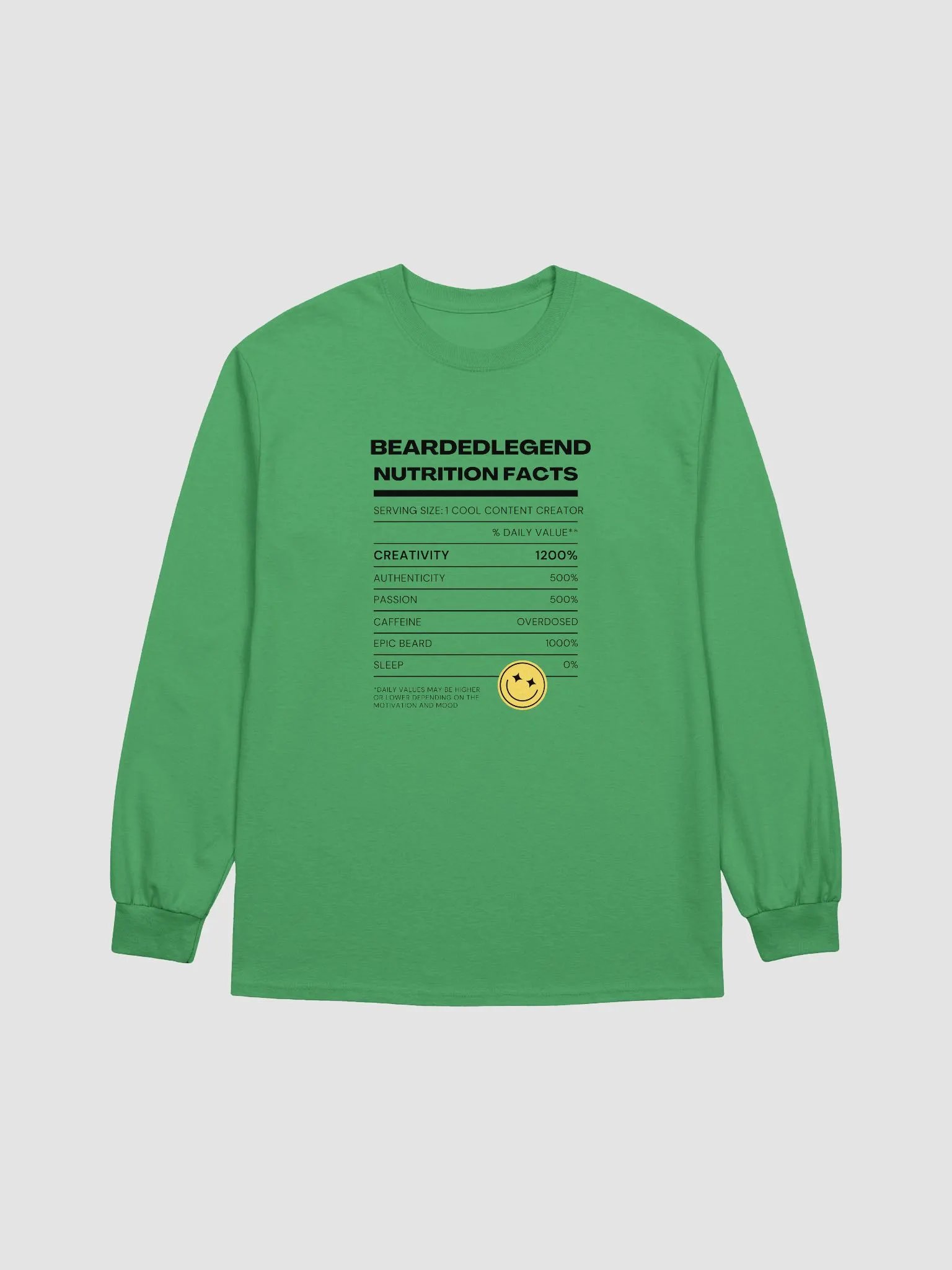 Nutritional Facts Long Tee product image (6)