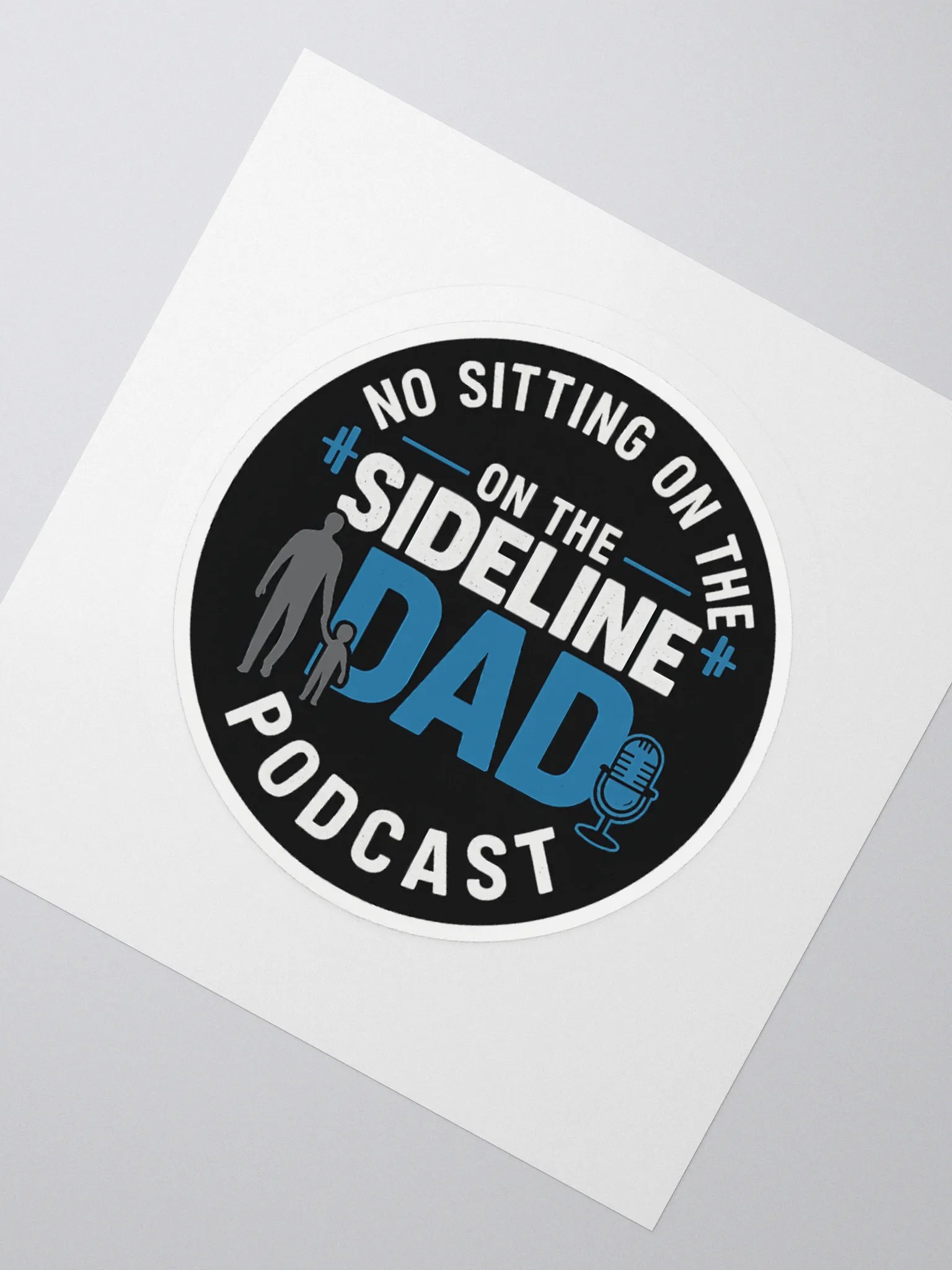 “No Sideline Dad Podcast” Premium Vinyl Sticker product image (7)
