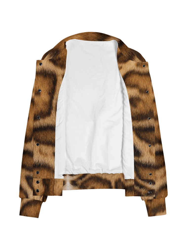 Rosetted Bengal Cat Premium Bomber Jacket (Unisex) product image (4)