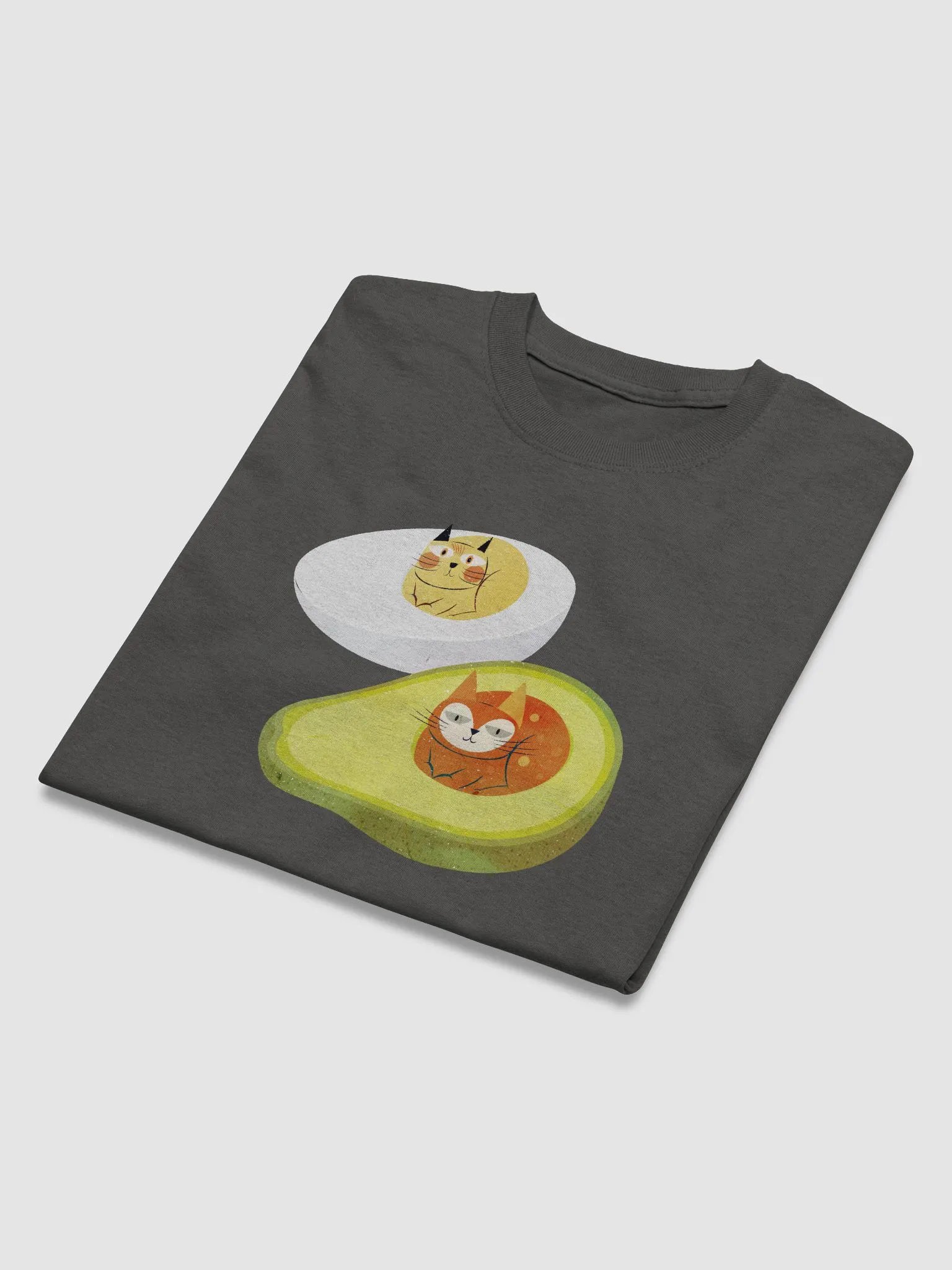 Avocado & Egg Heavyweight Unisex T-Shirt product image (2)