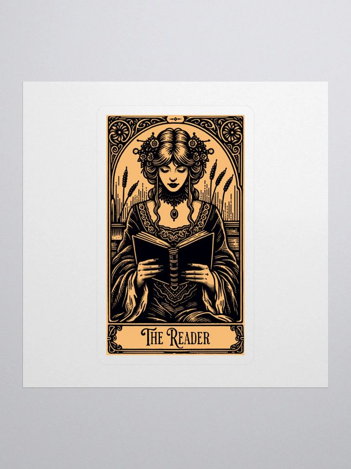 The Reader Tarot Card Sticker product image (1)