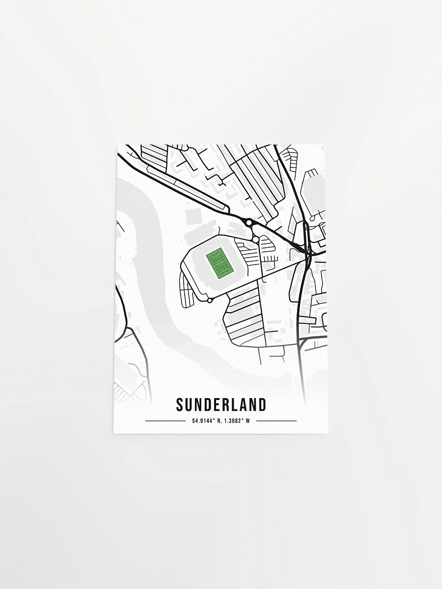 Sunderland Stadium Map Design Poster product image (17)