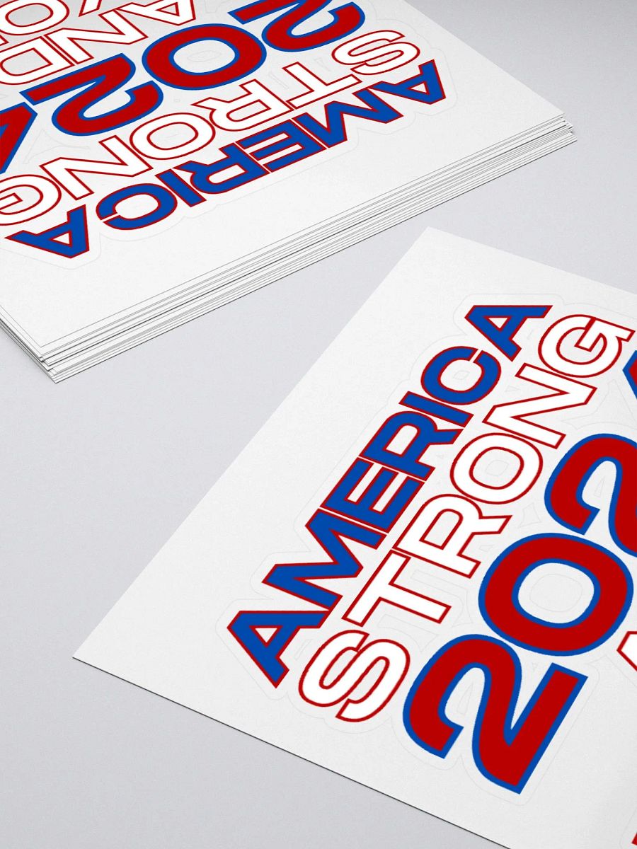 Trump America Strong 2024 and Beyond Kiss-Cut Sticker product image (5)