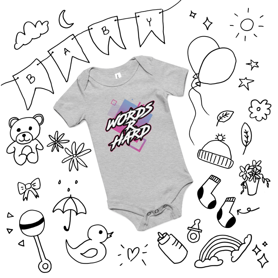 Words R Hard Onesie product image (51)