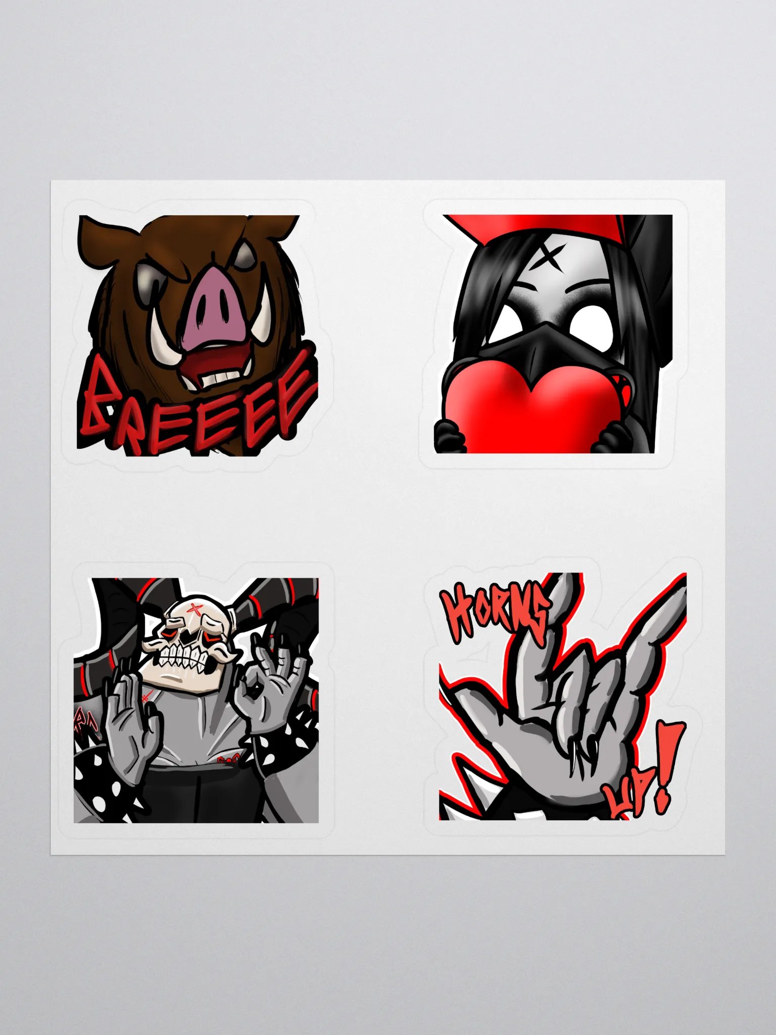 SinCityAlley Emote Stickers Batch 1 product image (1)