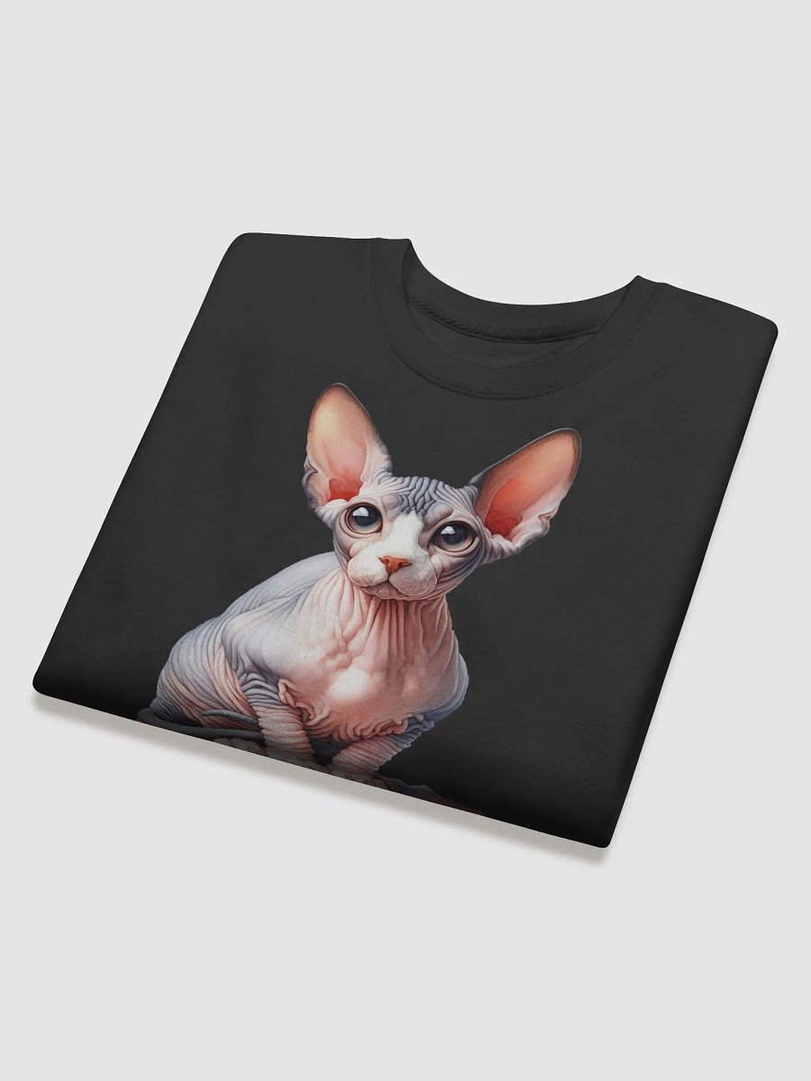 Sphynx Sweatshirt , Sphynx Gifts, Sphynx Sweatshirt Girls, Sphynx T Shirt For Kids, Sphynx T-Shirt, Sphynx Lover Gifts, Cute Sphynx Heart Sweatshirt product image (4)