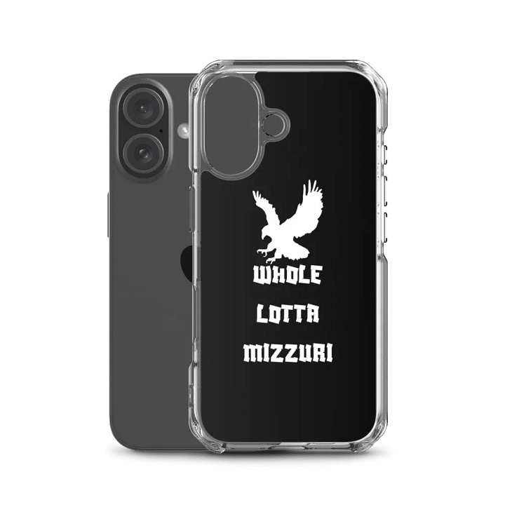 Eagle Vision Clear iPhone Case product image (50)