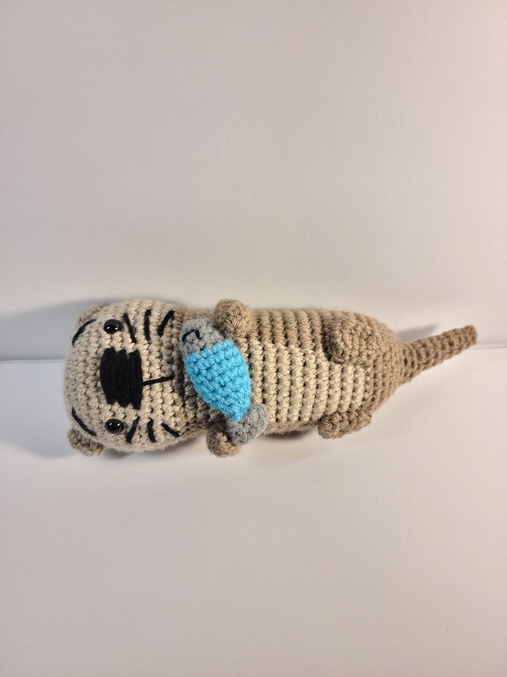 Handmade Amigurumi Otter Stuffed Animal product image (1)