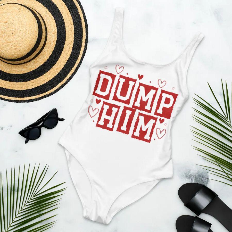 'DUMP HIM' All-Over Swimsuit product image (4)