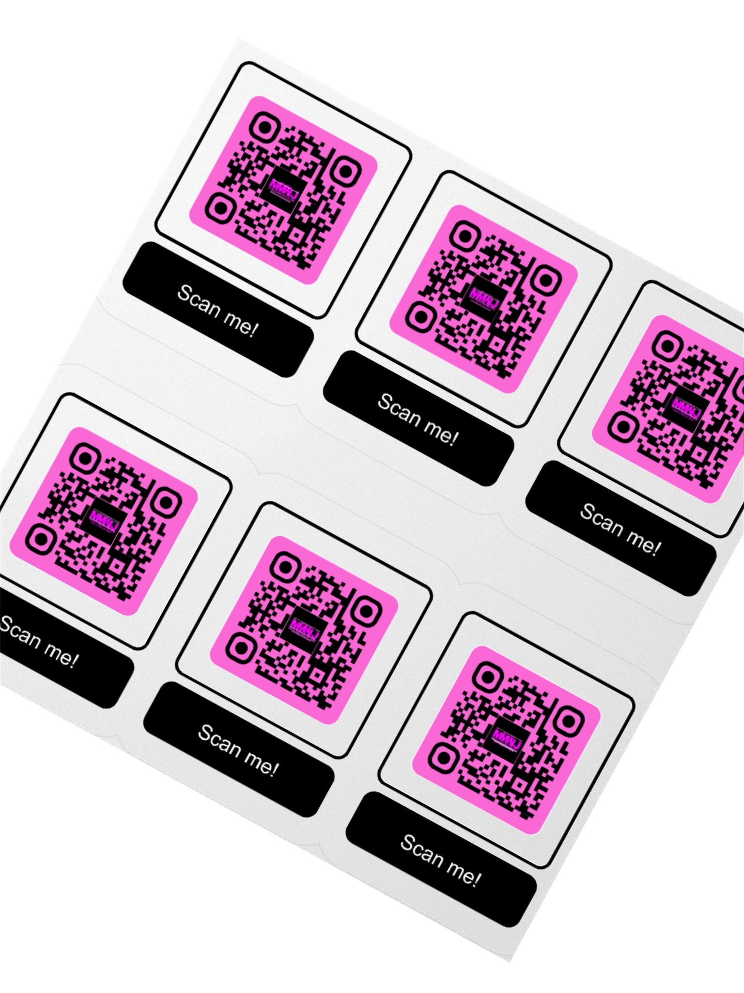 MOVIN' MOUNTAINS WITH JESUS (MMWJ) QR CODE STICKERS product image (6)