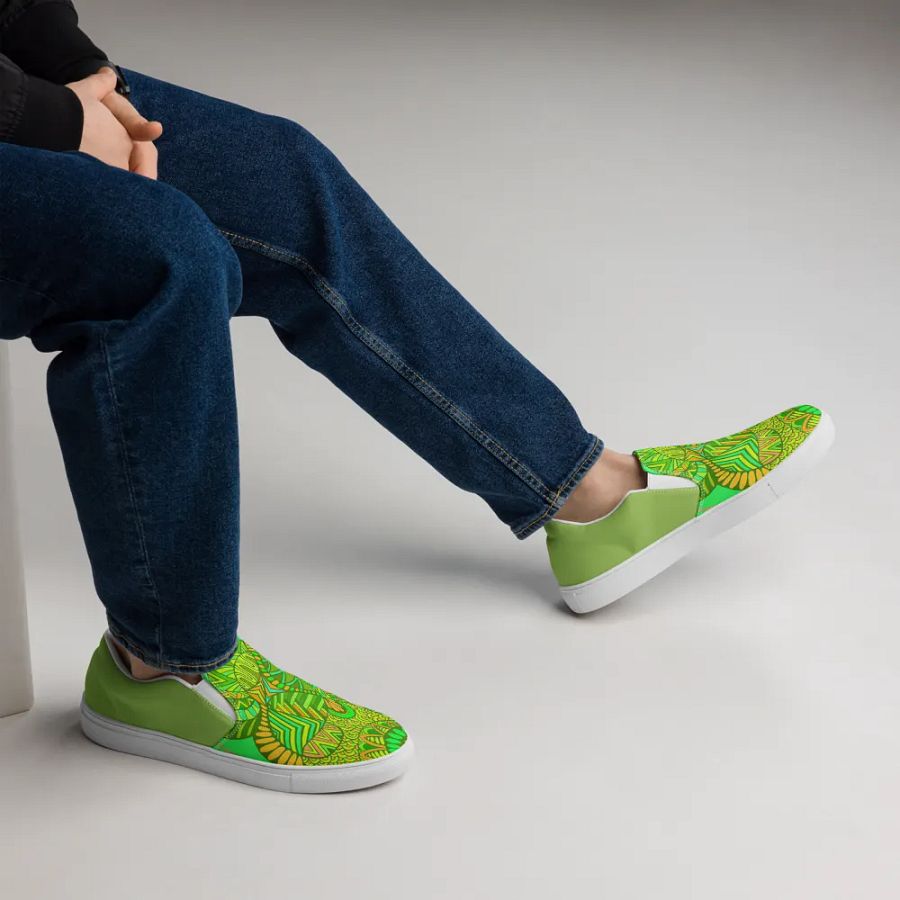 Green Envy Men's Canvas Slip On Shoes product image (12)