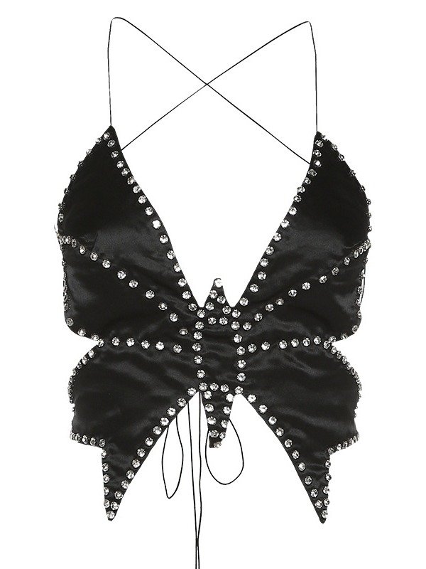Women's Fashion Halter Backless Bow Vest product image (6)