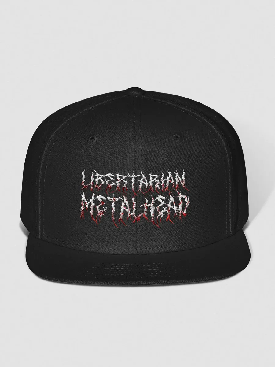 Libertarian Metalhead - Snapback Bloody product image (1)
