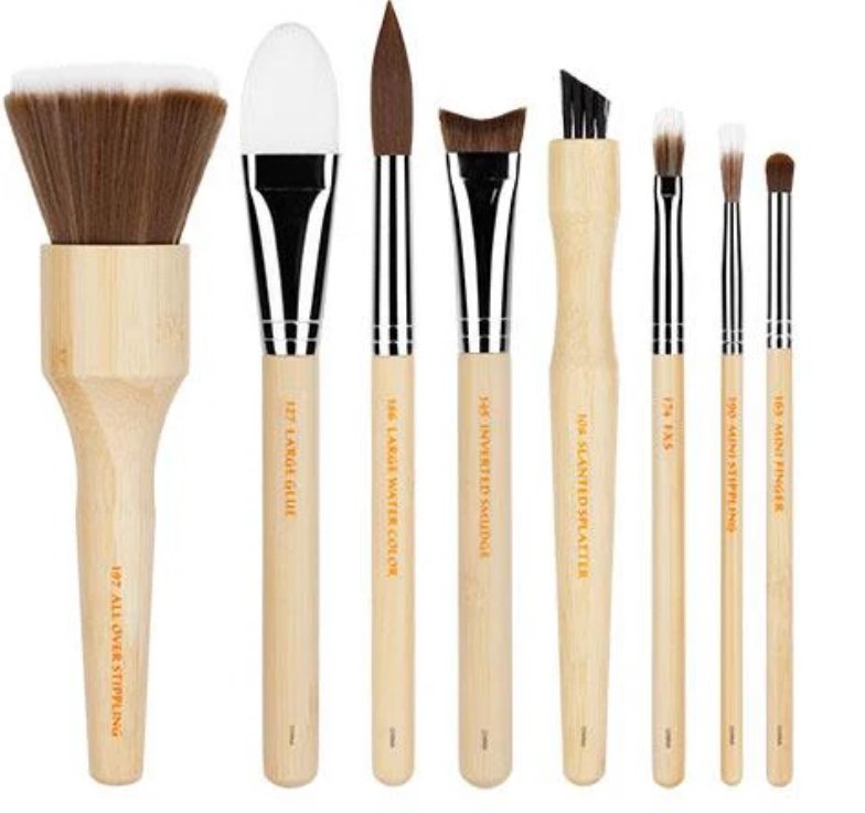 BDELLIUM SFX BRUSH SET 8 PC. WITH DOUBLE POUCH (3RD COLLECTION) product image (3)