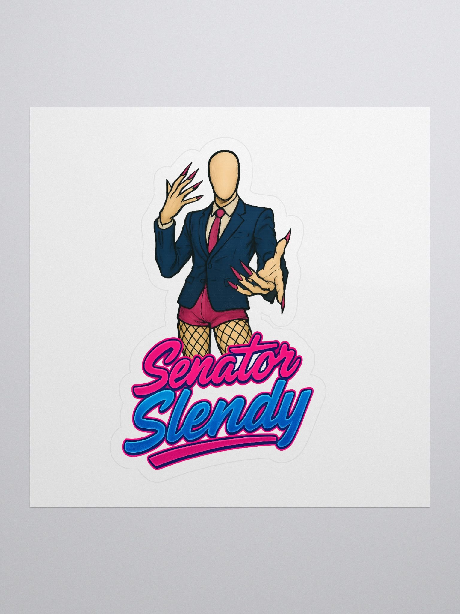 Senator slendy Layla Jane support sticker product image (1)