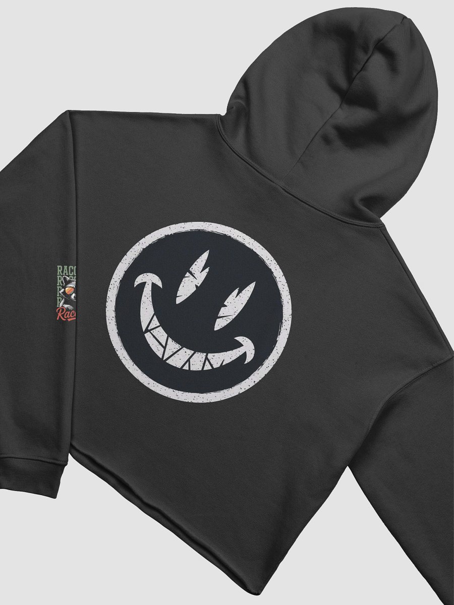 Cool Raccoon Sunglasses Crop Hoodie product image (2)