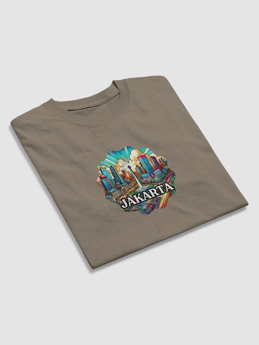 Gildan Heavyweight T-Shirt | AI design Jakarta city Indonesia product image (3)