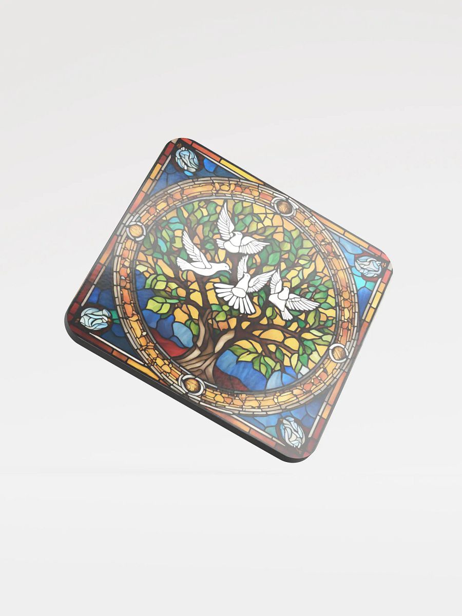 Doves in the Tree of Life Coasters product image (1)
