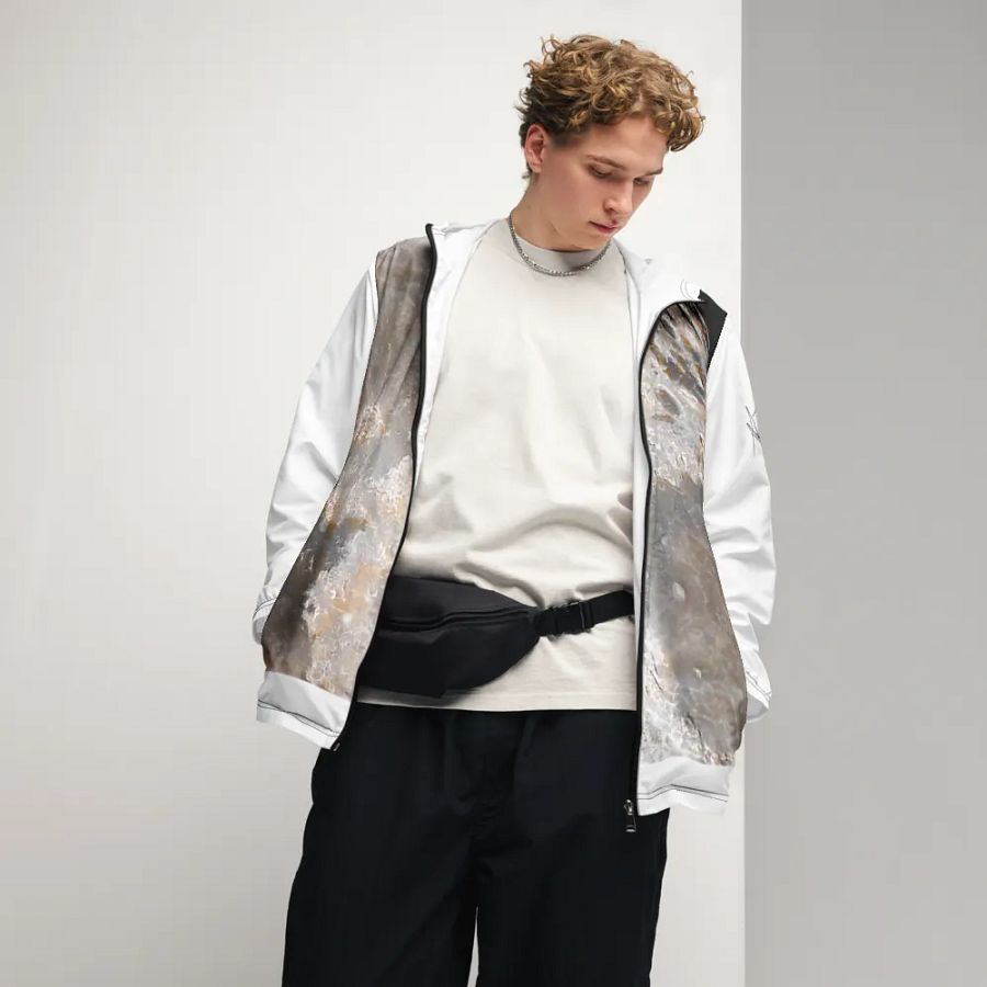 AstroAF Signature Mineral Moon All-Over Print Windbreaker product image (10)