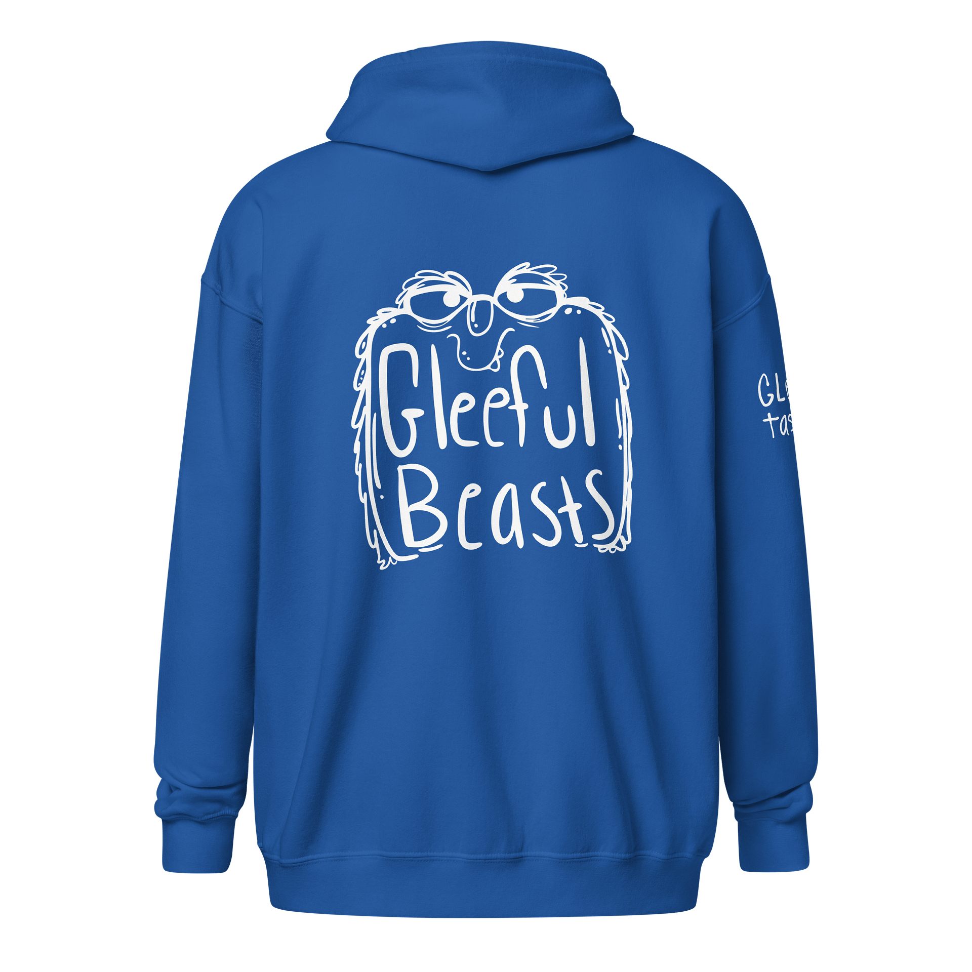 Balloof Heavyweight Zip Up - White Imprint product image (2)