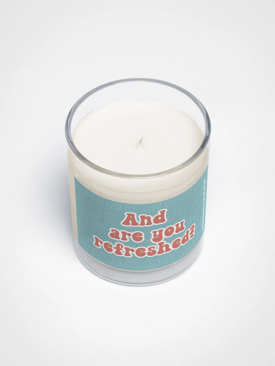 And Are You Refreshed? - Teal Candle product image (3)