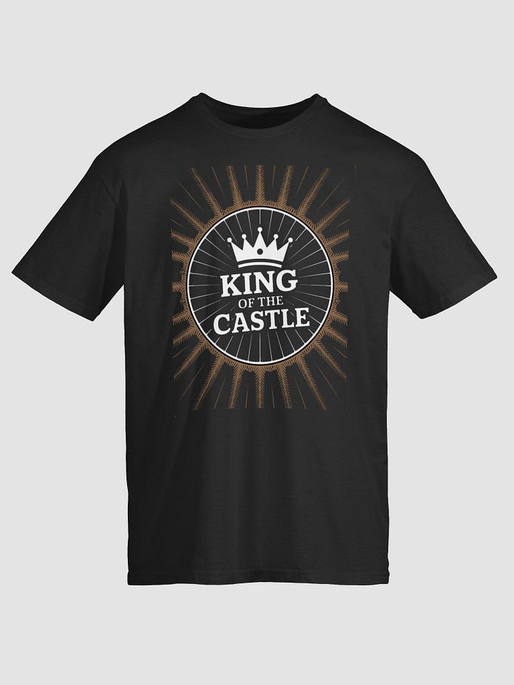 King of the Castle Father's Day T-Shirt – Crown Graphic Tee for Dad product image (1)