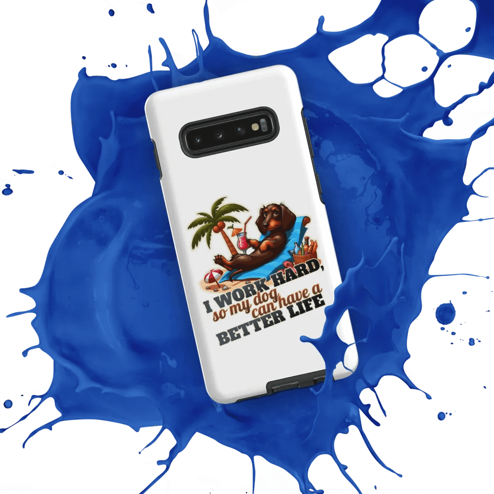 Work Hard – Dachshund Beach Samsung® Tough Case product image (52)