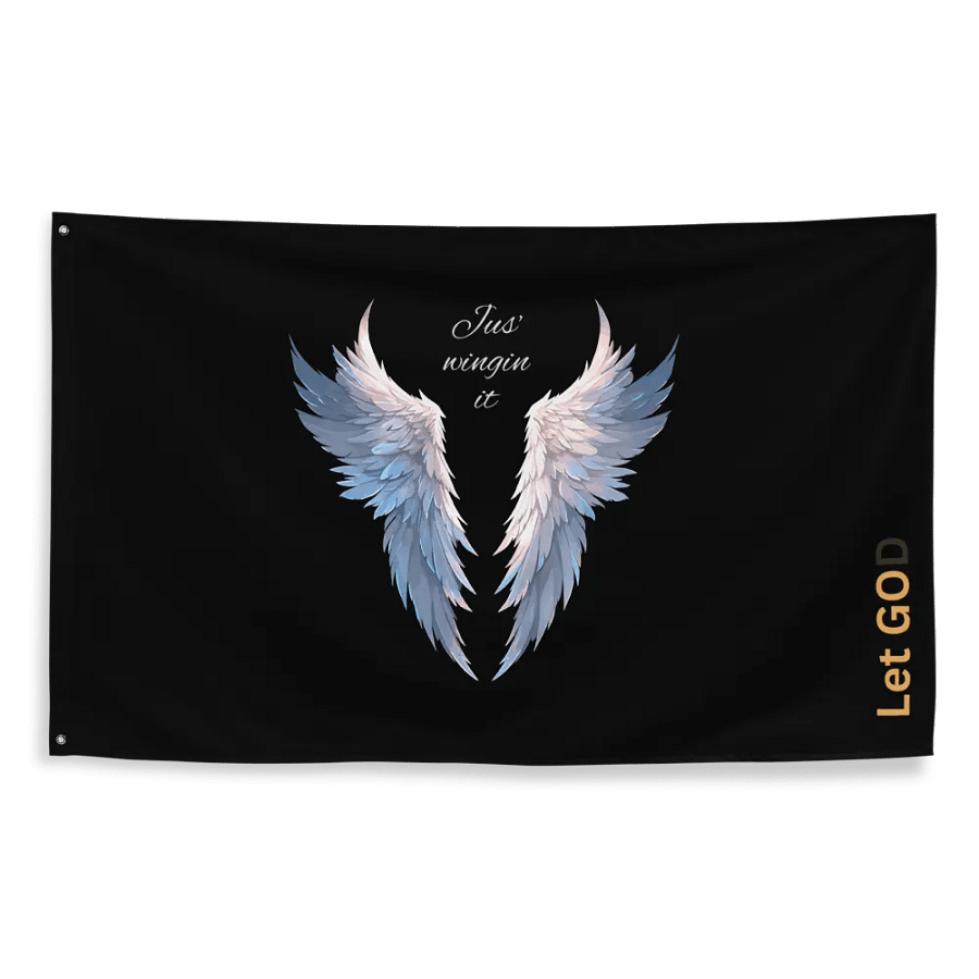 Divine Wings All-Over Print Flag product image (2)