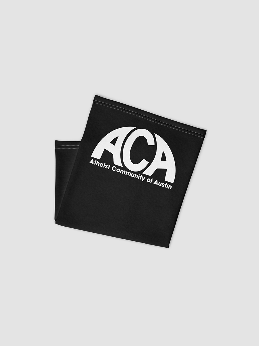 The Atheist Community of Austin Black Neck Gaiter product image (2)