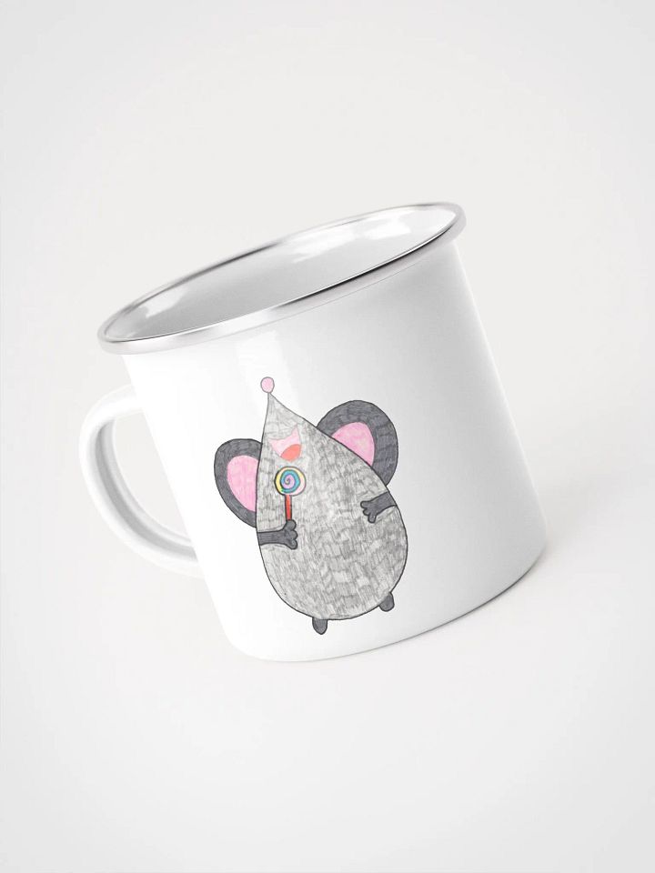 Lollipop mouse enamel mug product image (1)