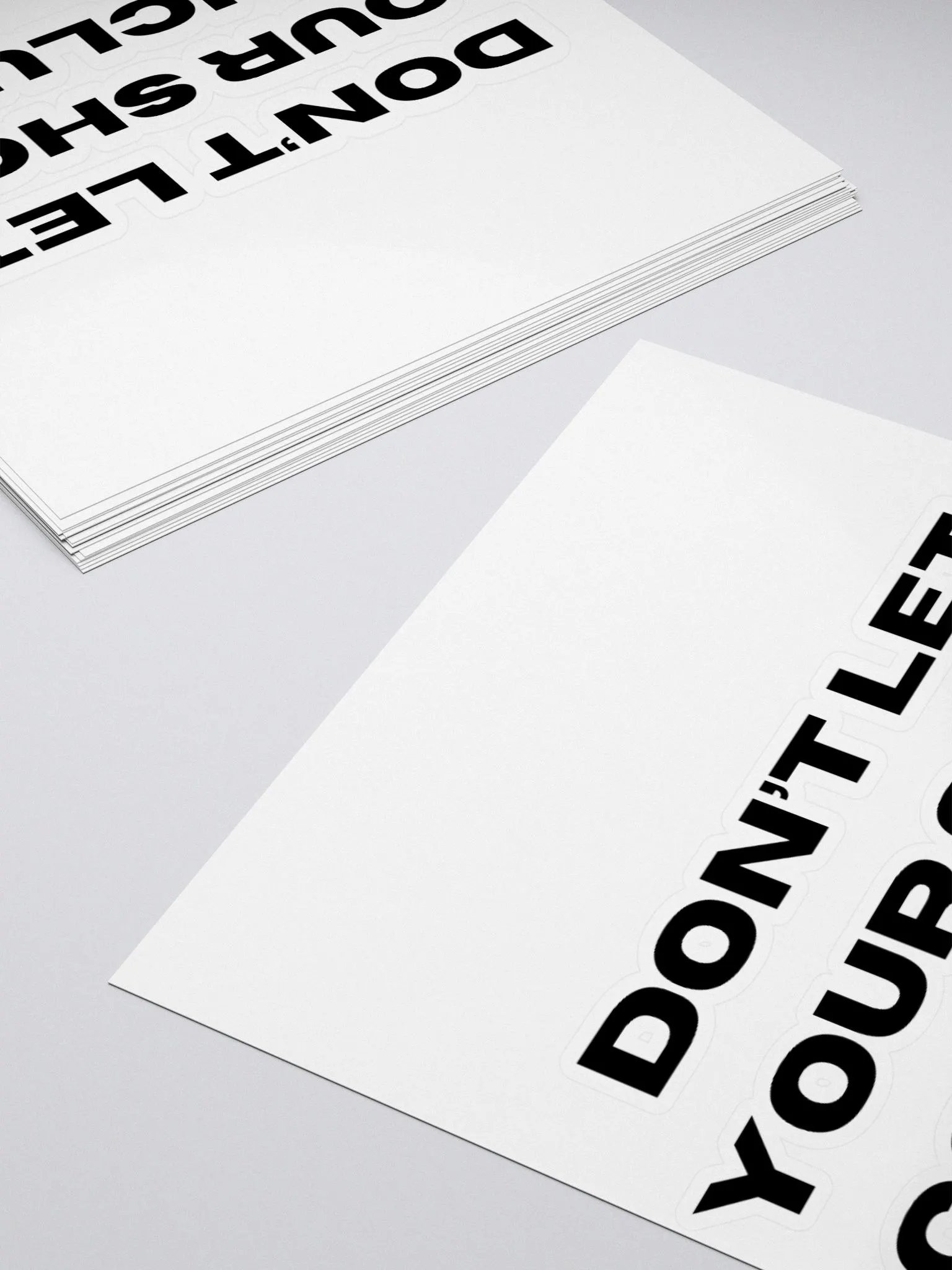 Don't Let Your Show Conclude Kiss Cut Stickers product image (12)