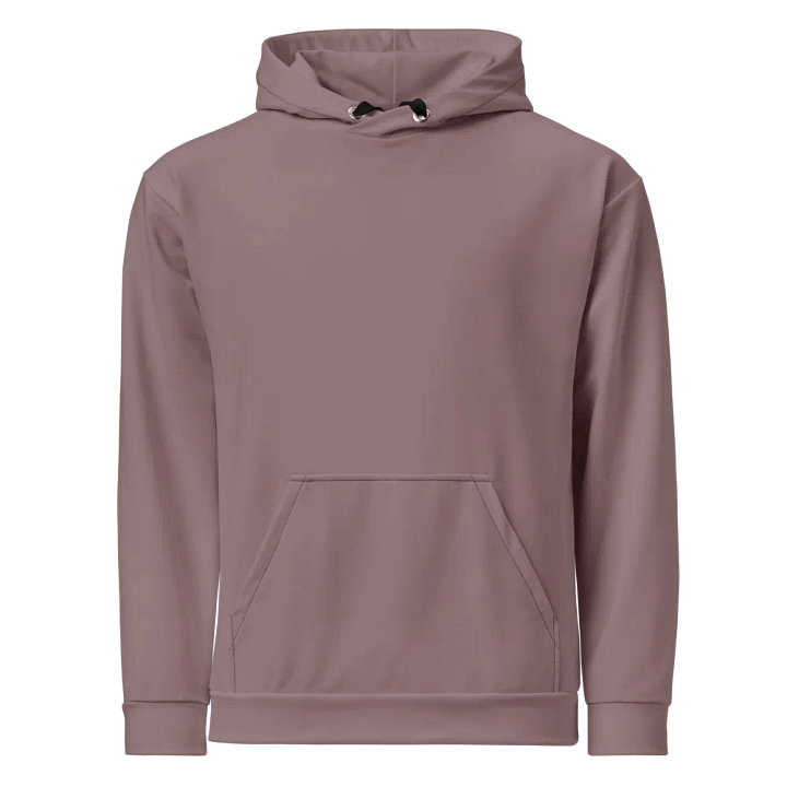 Plain Cool Purplish Brown Soft Summer Unisex Recycled Polyester Heavyweight Premium Hoodie by Treasure Pie product image (1)