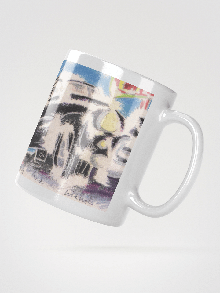 Car 1989 White Glossy Mug product image (2)