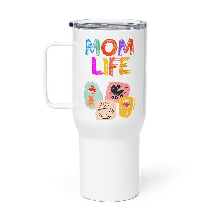 Mom Life Illustrated Travel Mug product image (1)