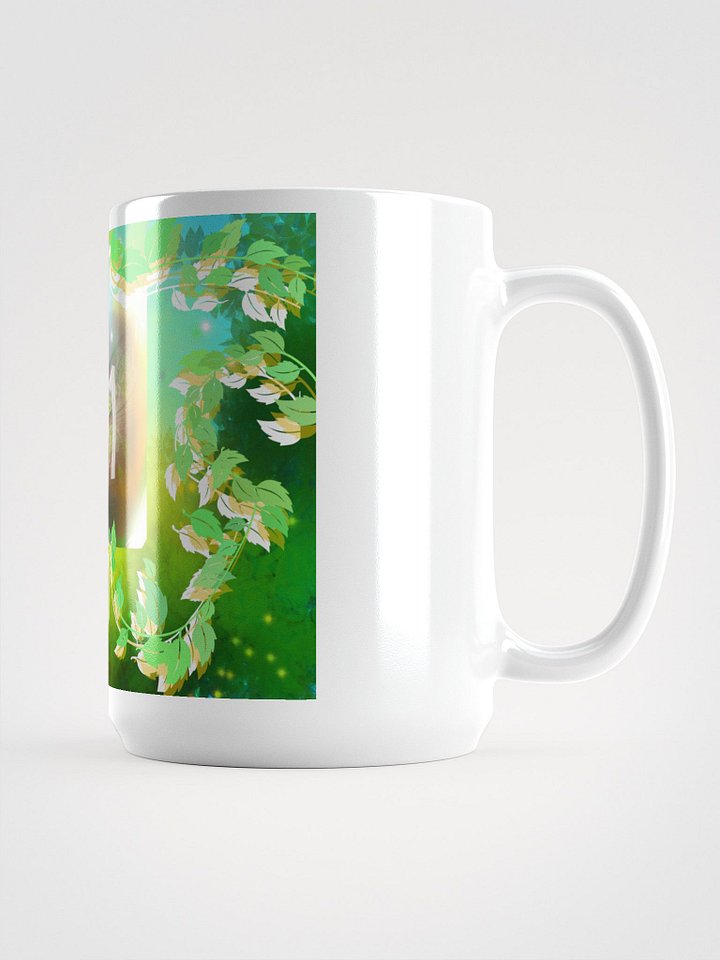 AiG logo - Enhanced Solarpunk Artifact & Luminous Leaves Mug product image (2)