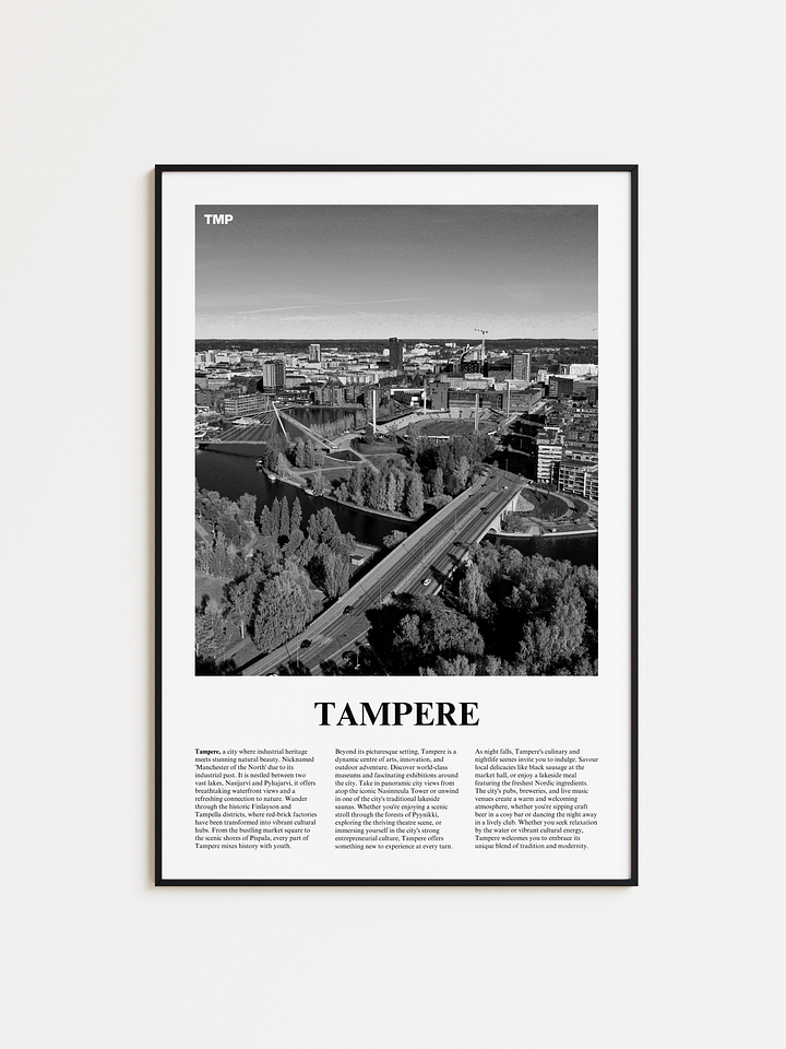 Tampere 01 Newspaper Poster product image (1)