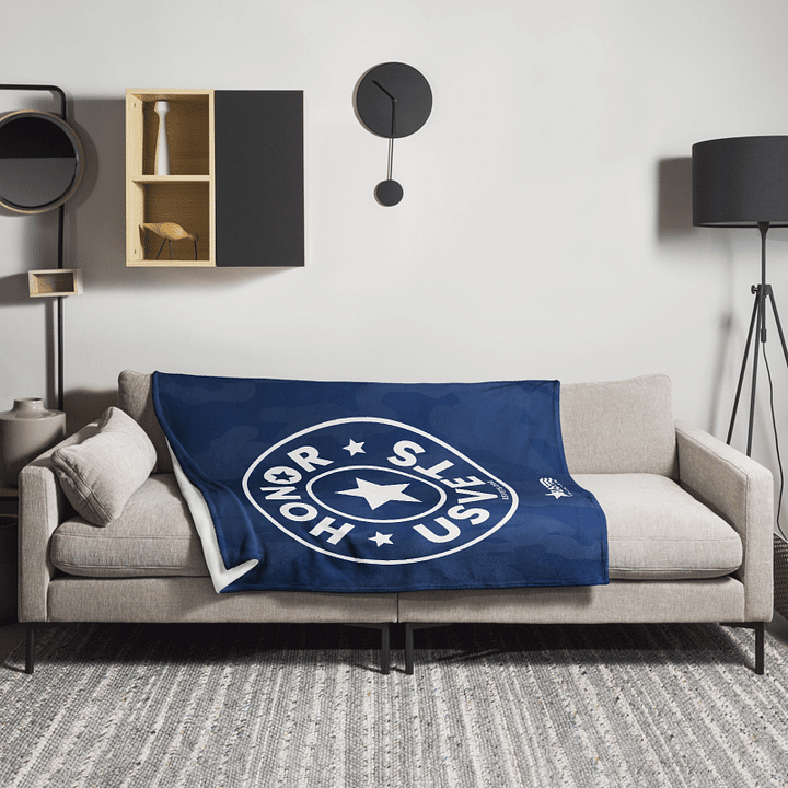 HONORUSVETS - BLUE THROW BLANKET product image (2)