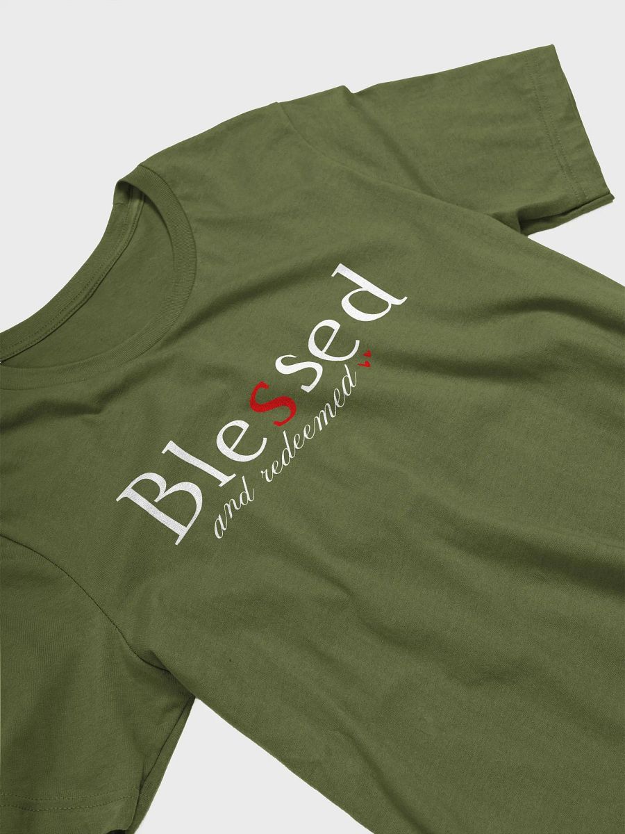 Blessed and Redeemed Christian Faith Bella Canvas T-shirt product image (4)