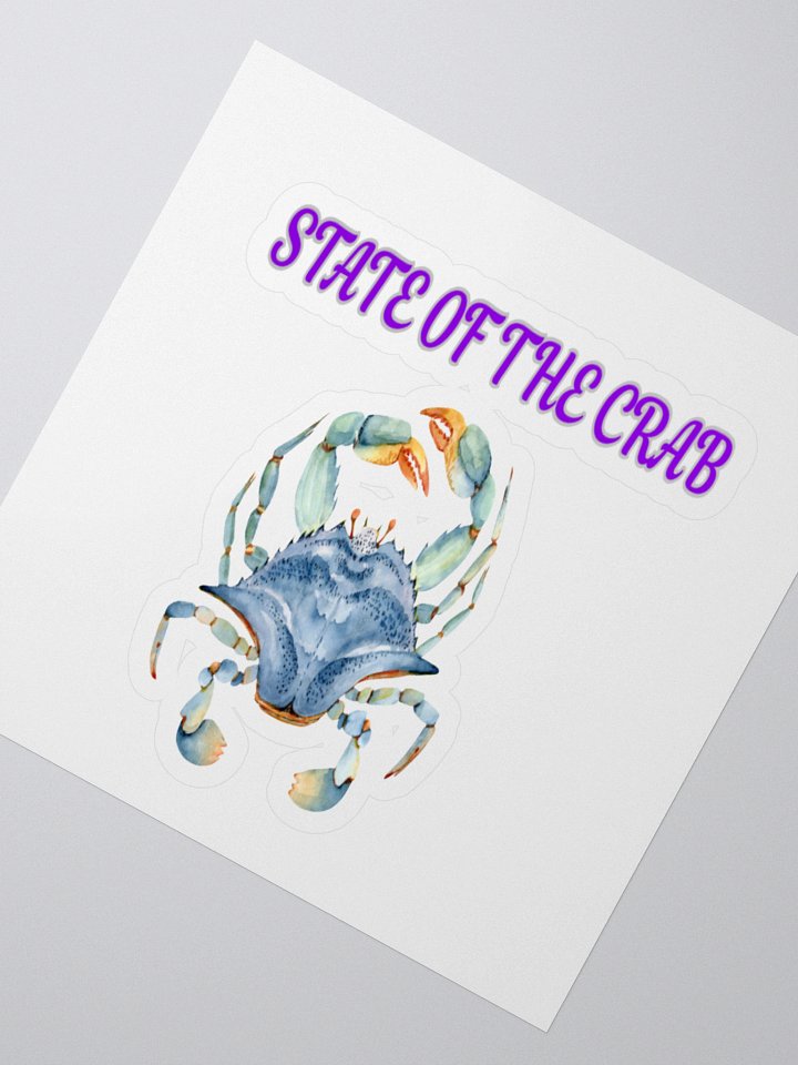 State of the Crab Kiss Cut Stickers product image (2)