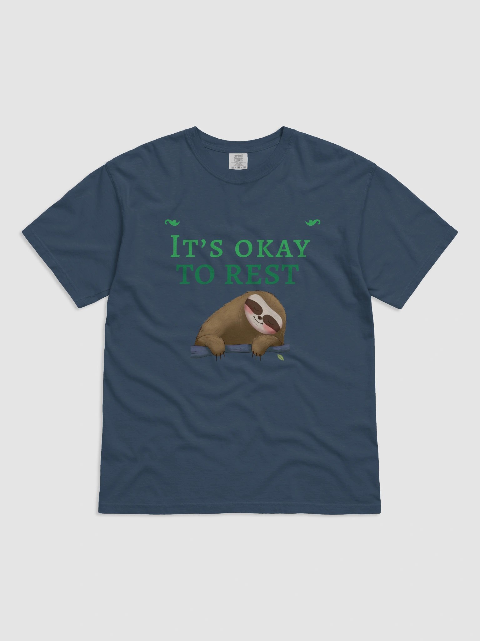 Restful Sloth Comfort T-Shirt product image (5)