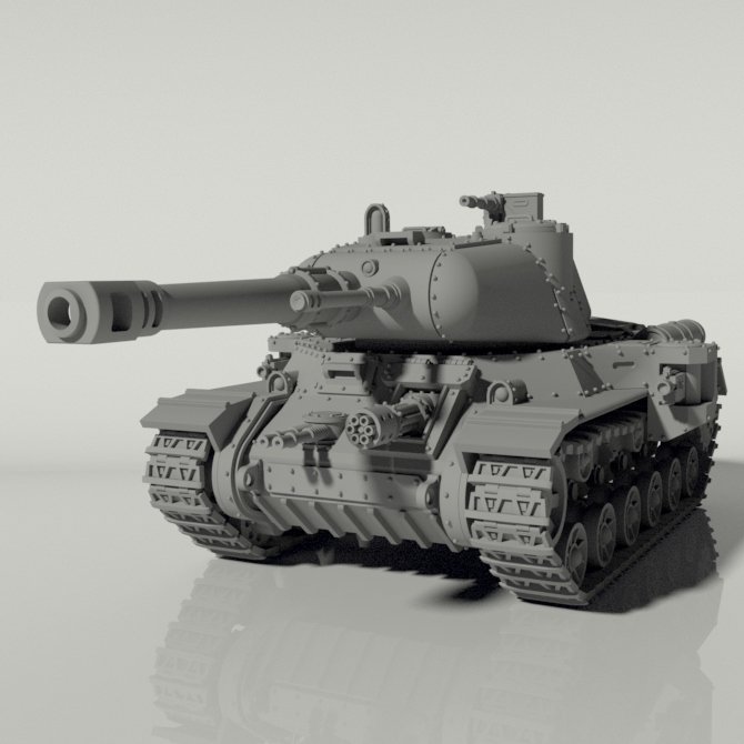 Grim IS-2 Heavy Tank STLs product image (2)